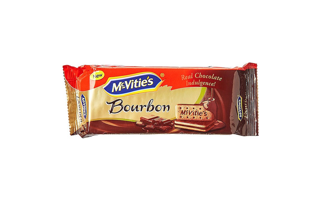 Mc-Vities Bourbon Real Chocolate Indulgence Biscuits   Pack  100 grams